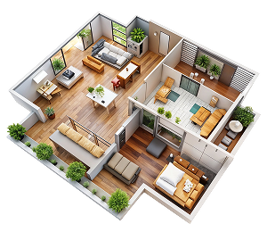 2+1 örnek proje planı